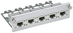 Elemento universale JK freenet R&M 5×RJ45 schermato