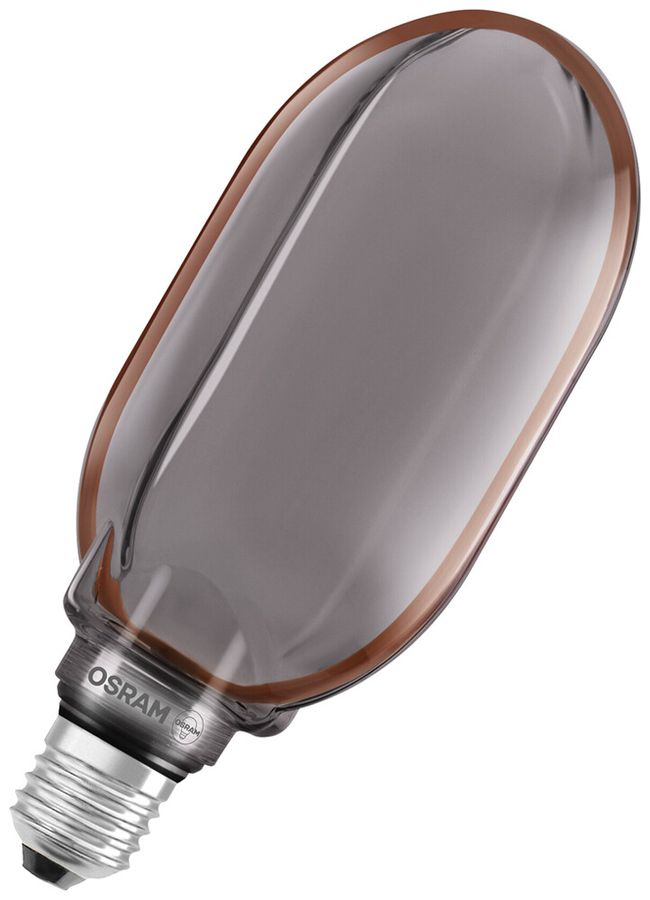 Lampada LED LEDVANCE Vintage 1906 E27 4W 110lm 1800K chiaro nero REG Ø100×189
