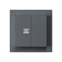 Frontset kallysto anthrazit mit 1 Linse 60×60mm