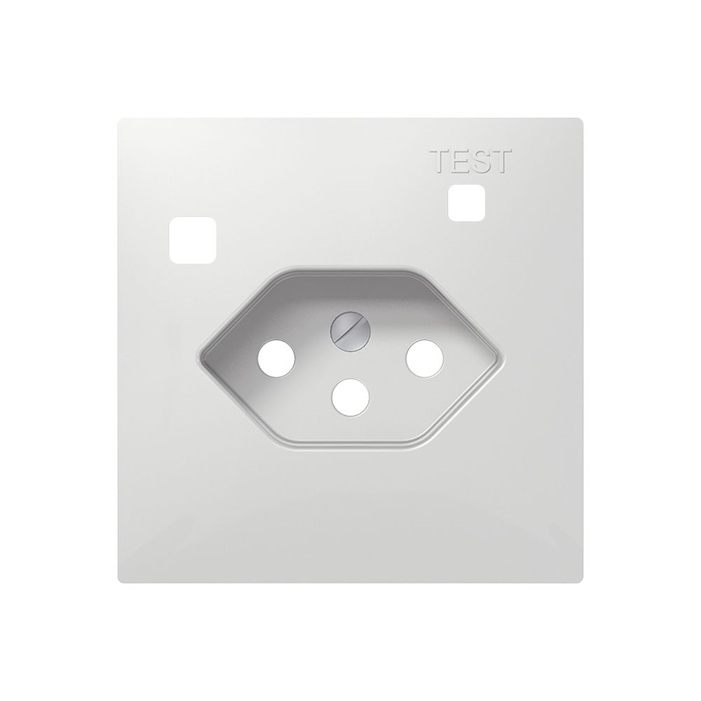 Frontset SIDUS Z/E zu FI-Steckdose T13 weiss glänzend