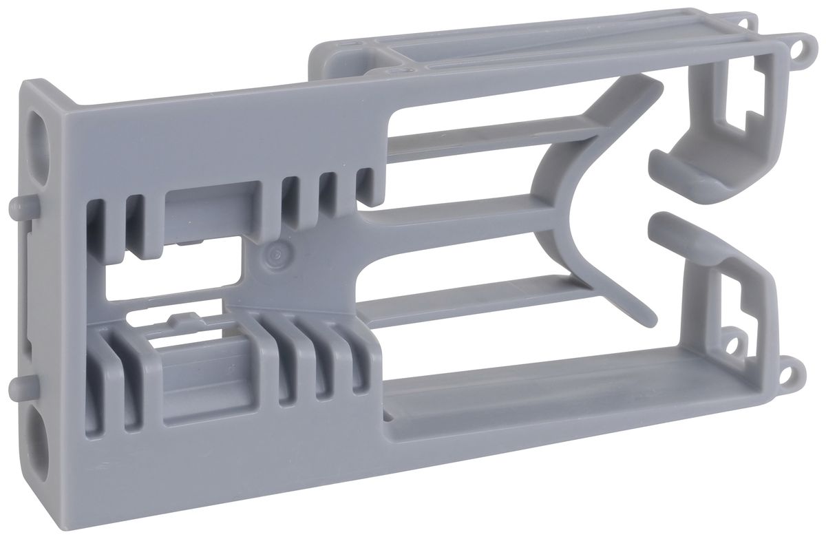 Guide-câble frontal pour panneau Netscale 48, 80mm, 1UH, gris