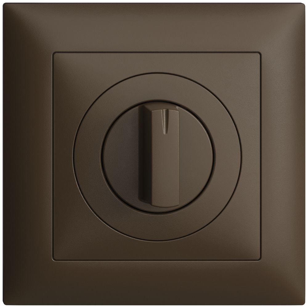 Kit front.INC EDIZIOdue coffee 88×88mm per interr.rotativo