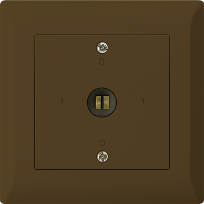 Interruttore a chiave d'innesto INC kallysto.line 0/1L marrone