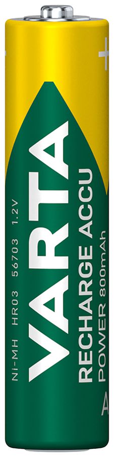 Accu VARTA Power NiMH HR03/AAA, 0.8Ah 1 pezzo