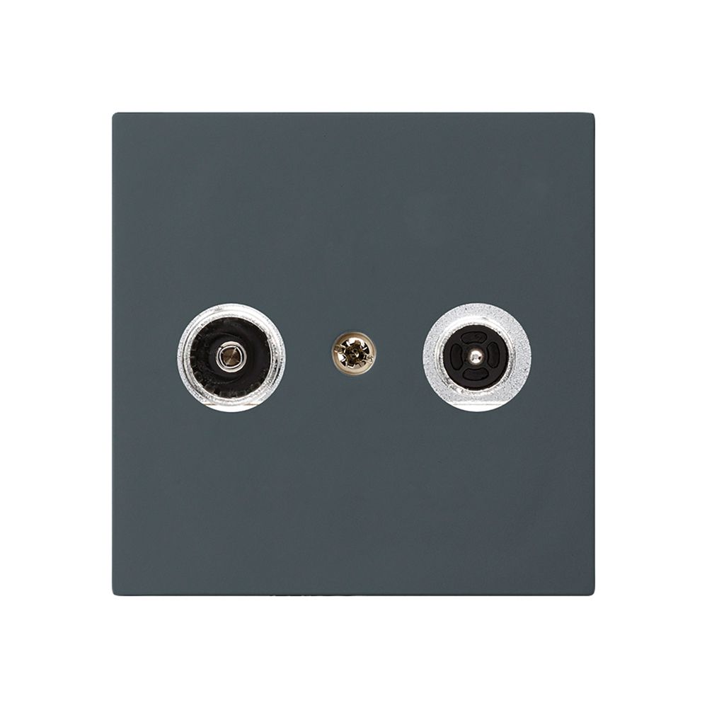 Prise antenne kallysto R/TV montage A 19dB 2GHz anthracite