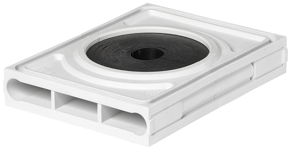 Plaque passe-câbles Schurter HAK-Z-FL2R-SE 102×135×28mm mat.synthétique membrane