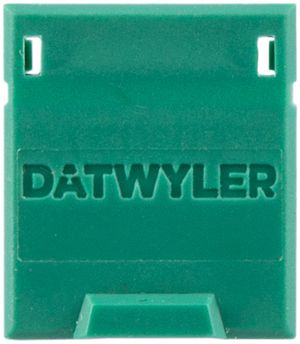 Staubschutzklappe Dätwyler für KST PLUS Kat.6A Keystone, grün