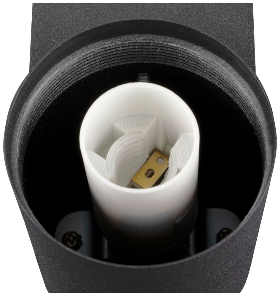 Applique SLV VARYT E14 1×6W IP44 VAR 119×60×80mm noir