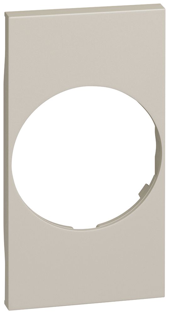 Abdeckung Living Now 2 Module für Schuko-Steckdose sand