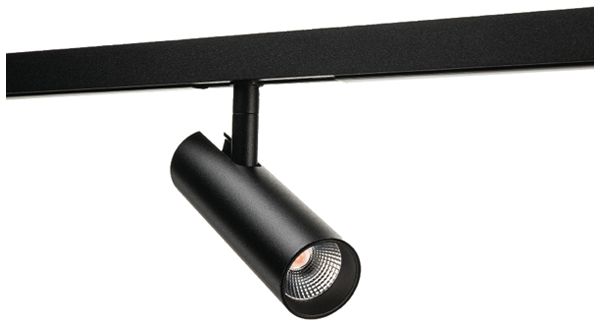 Spot LED SG Zip Tube Micro 7W 360lm 2700K MB REG AD1PH Ø39×135mm nero