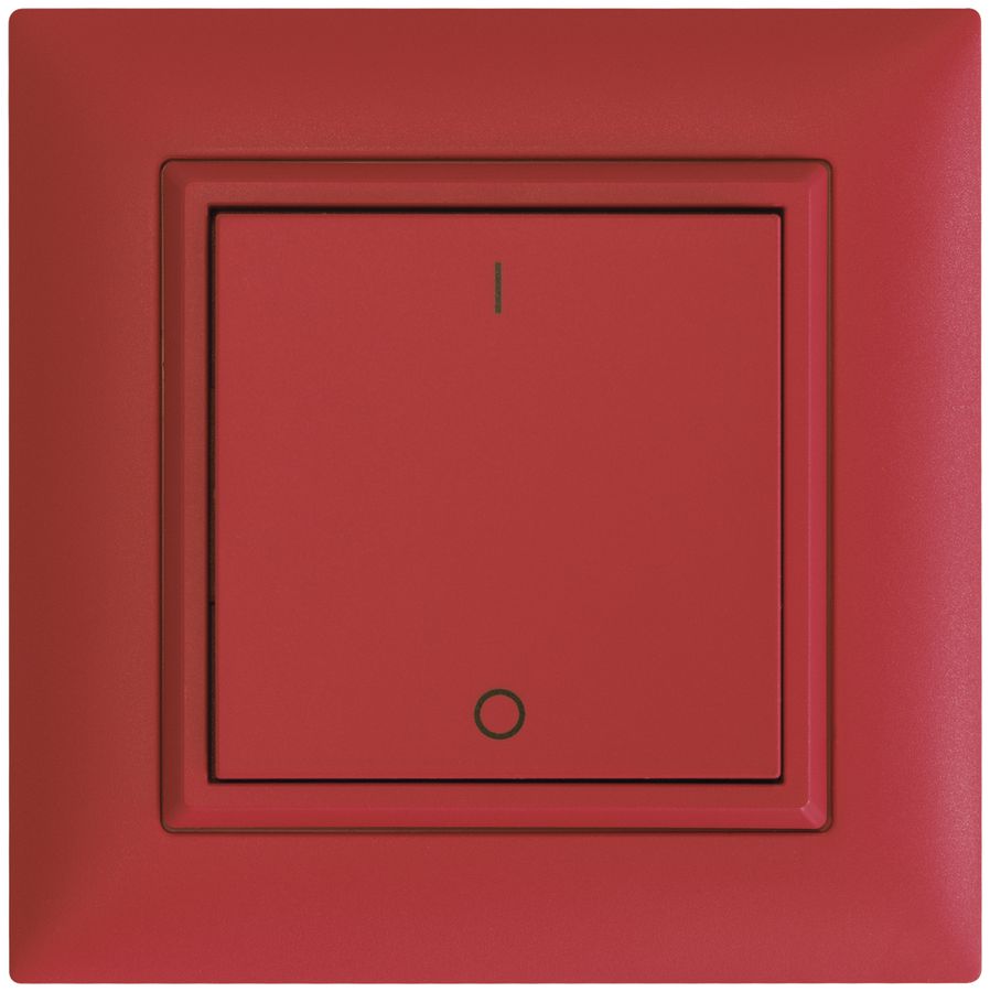 Pulsante RF AP ALADIN EnOcean EDIZIOdue, 1-volta, berry, I/0