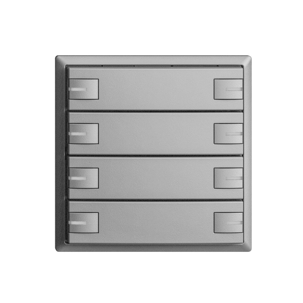 Poussoir KNX RGB EDUE, 250mW, a.LED RGB, 8×poussoir, comm.1×touche, si