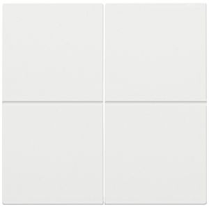 Poussoir Niko pour variateur sans fil double laqué blanc