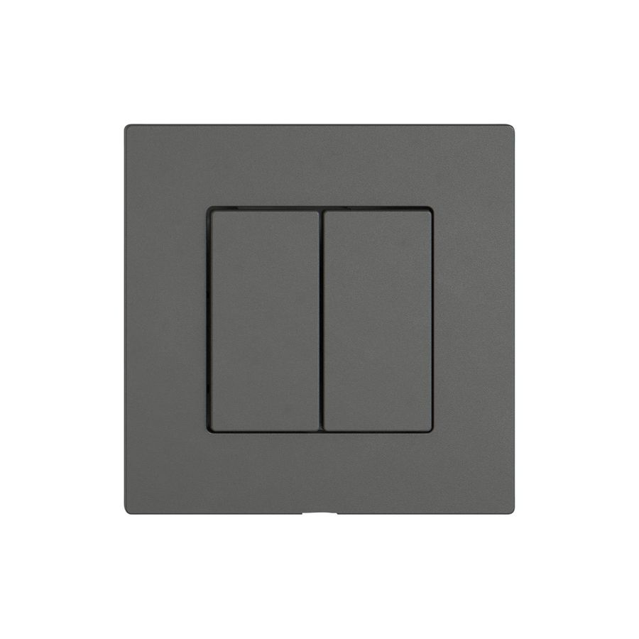 Kit de montage EDIZIO.liv Wiser SNAPFIX® p.interrupteur 2C 2T grf