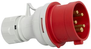 Fiche Brennenstuhl CEE 16A 3L+N+PE 400V 6h ro Ø70×130mm IP44