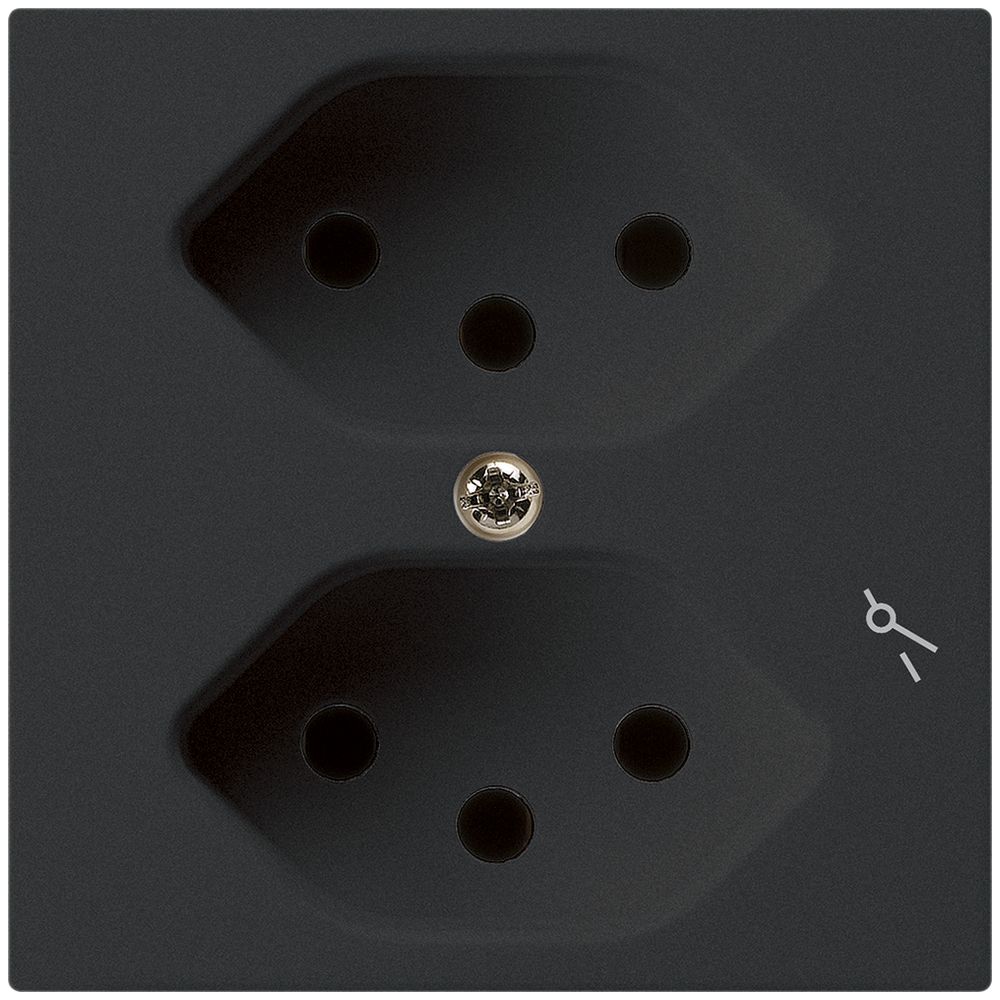 Prise ENC kallysto 2×T13/1 noir