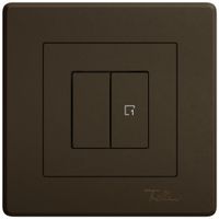 UP-Bedienaufsatz zu Druckschalter EDIZIO.liv Wiser SNAPFIX® 1K Szene 2T br