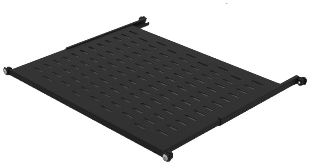 Geräteboden 19" Minkels fest, T=500mm, schwarz