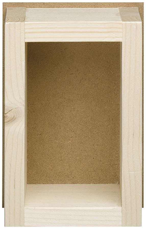 UP-Einlasskasten Hager FLF 2×2 Holz