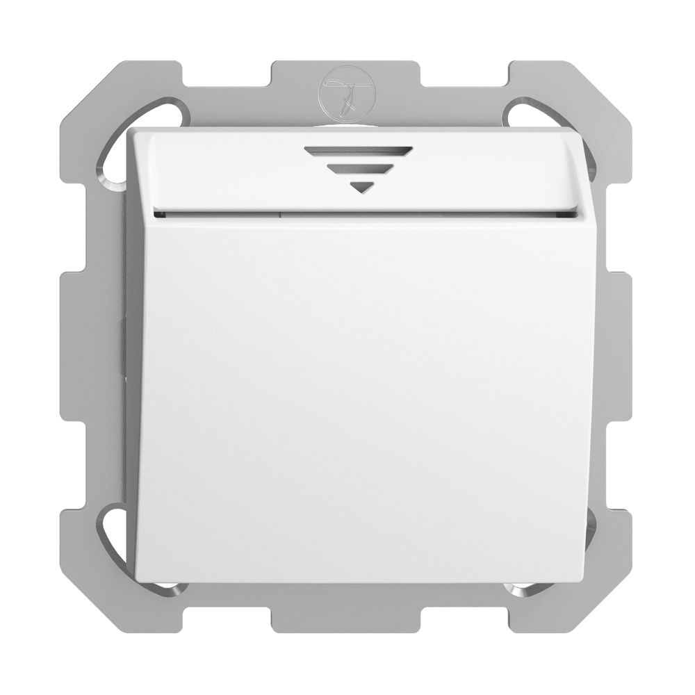 Interrupteur Hotelcard ENC 250VAC 1L EDIZIOdue blanc