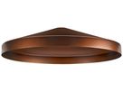 Abat-jour SLV LALU TETRA acier Ø360×89mm bronze à teinte unie