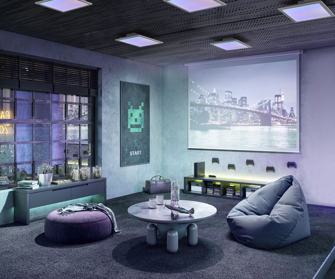 LED-Deckenleuchte LEDVANCE SMART+ WIFI PLANON 24W 1900lm RGB TW DIM 445×445 ws