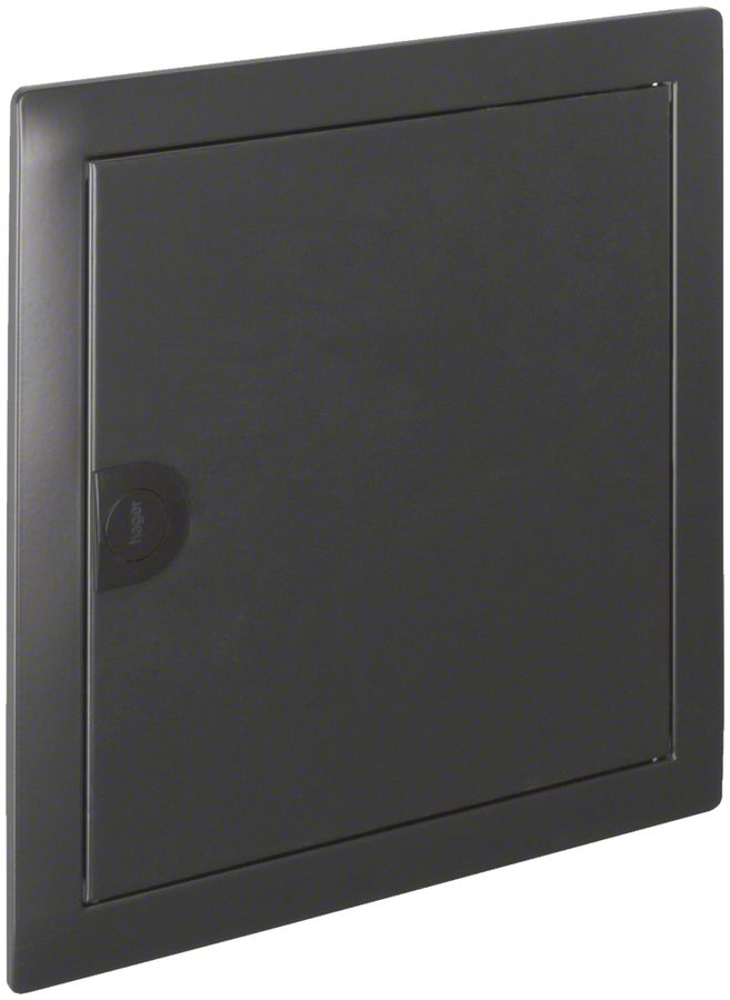 Cadre avec porte Hager volta 1-rangée 348×356×9mm IP00 anthracite
