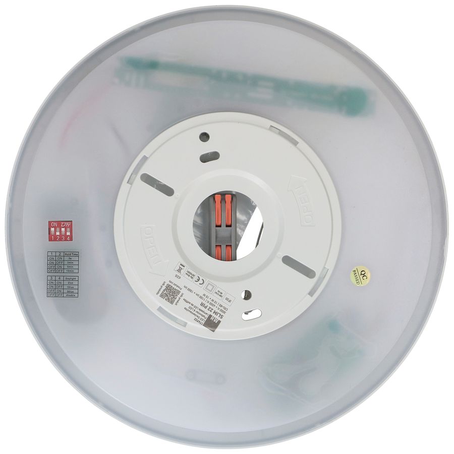 Plafonnier/applique LED MH SLIM 22 PIR 10…15W 1500lm 3000…4000K Ø220 blanc