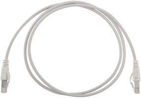 Câble patch LC-Cu R&M SPE, classe T1-B, S/FTP, 1P, AWG26, LSZH Eca gris, 0.5m