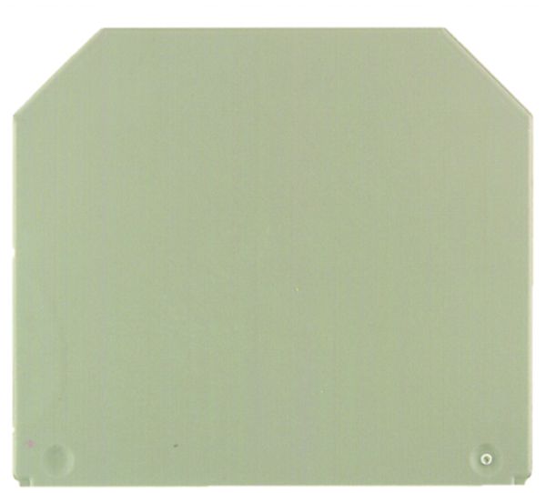 Piastra terminale Weidmüller WAP 16+35 WTW 40300 56×49.5mm beige