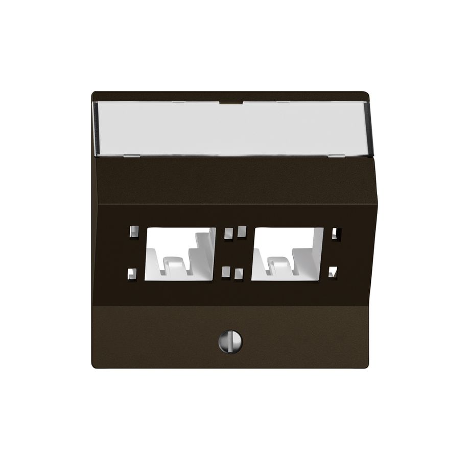 Montageset EDIZIO.liv SNAPFIX® für freenet Kat.6A Adapter 2× br