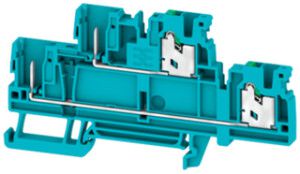 Durchgangs-Reihenklemme WM SPGTB 2.5 2T 4C/2 BL 2.5mm² 2×2 DIN35 bl