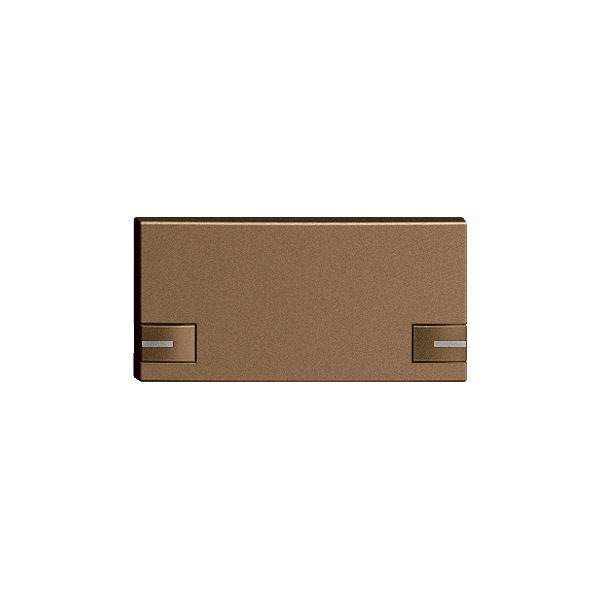 Touche 1/2 KNX/électron.a.LED EDIZIOdue 2× commande simple, coffee