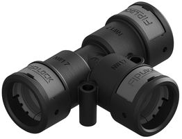 T-Verbinder Plica FIPLOCK Nennweite 10 schwarz