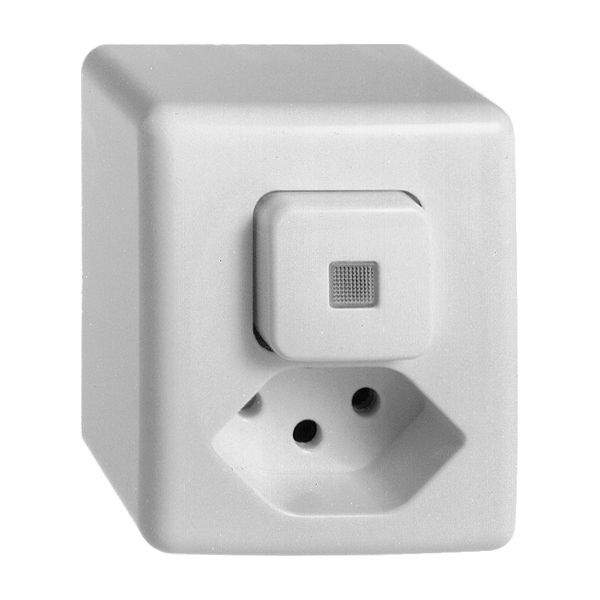 Kit frontal AP FH T13 blanc capot +bouton poussoir avec lent.