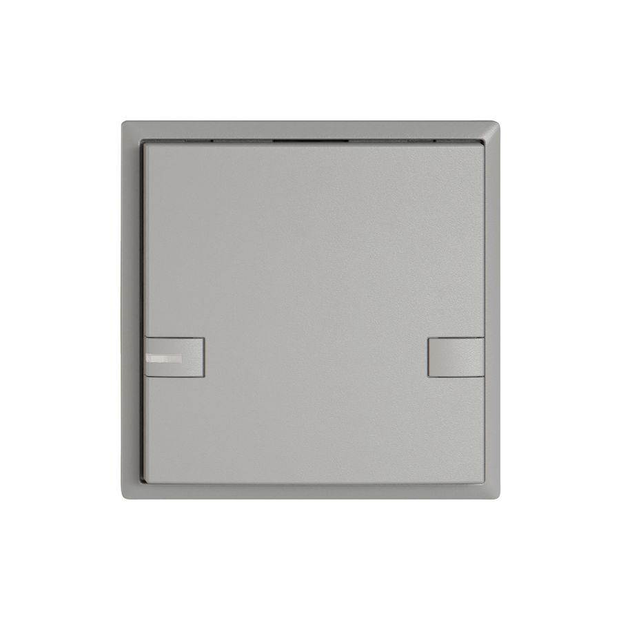 Poussoir KNX RGB EDIZIO.liv SNAPFIX® capteur temp.RGB-LED 1× comm.2T grc