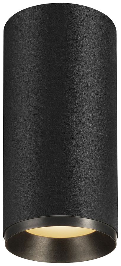 LED-Deckenleuchte SLV NUMINOS L PHASE 28W 2400lm 2700K 36° Ø100×213mm schwarz