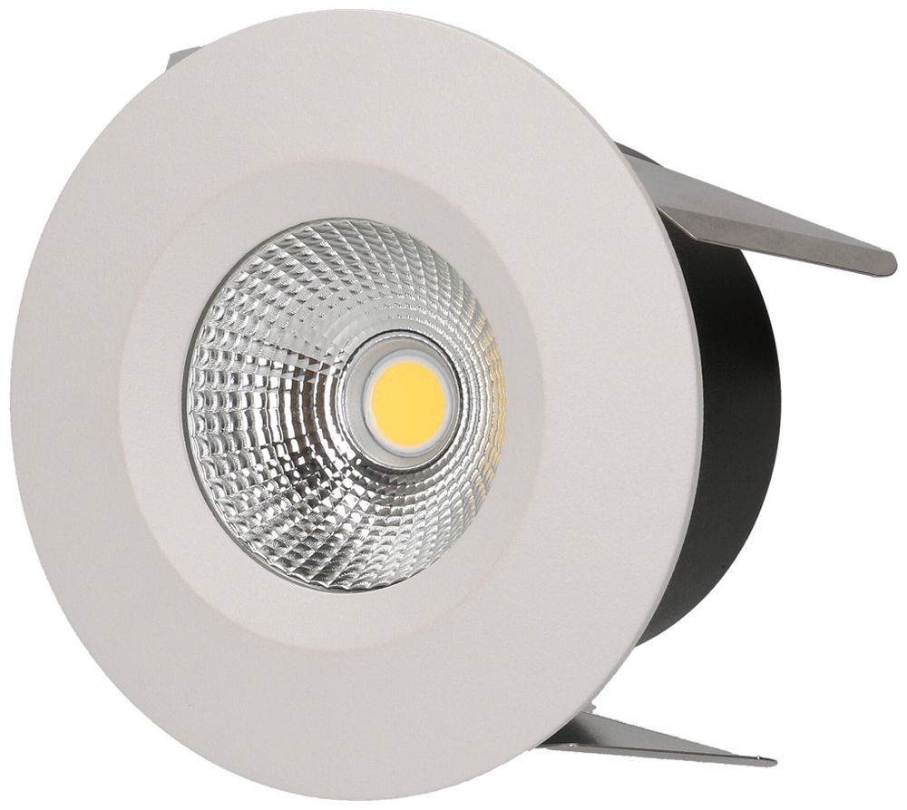 EB-LED-Spot MH WOODY 1×5.7W 660lm 3000K IP44 WB DIM Ø65…76mm weiss