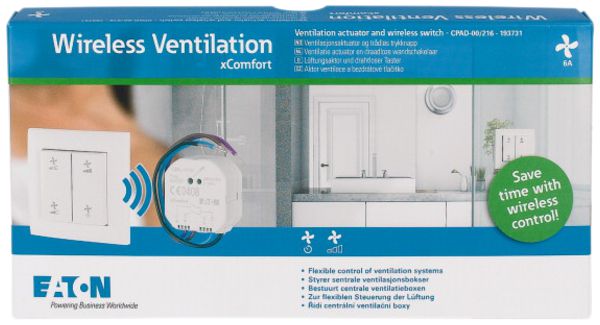 Starterpaket xComfort "Wireless Dim All", Taster / Dimmaktor