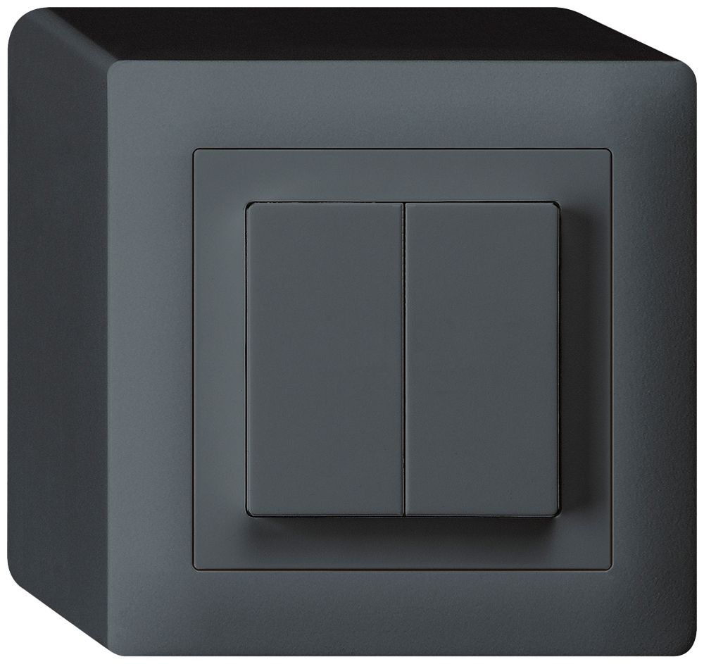 Poussoir AP kallysto 2×AR/1L anthracite