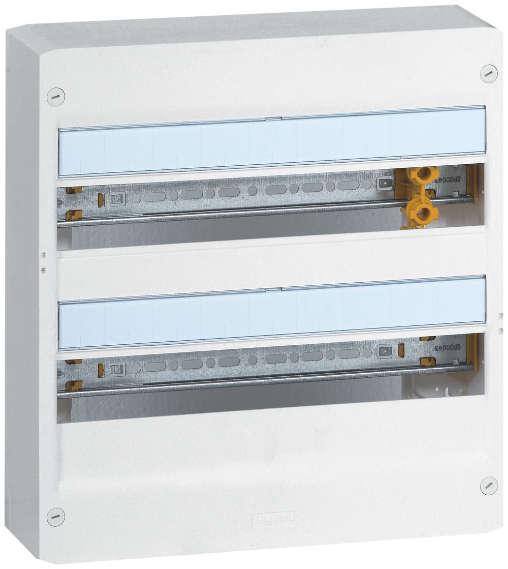 Petit tableau de distribution AP Legrand 2-rangées blanc