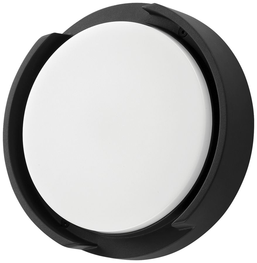 Plafonnier/applique LED  LARGO 15W 1300lm 3000K/4000K IP66 direct 340mm noir