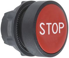 Taster Schneider Electric flach I rot