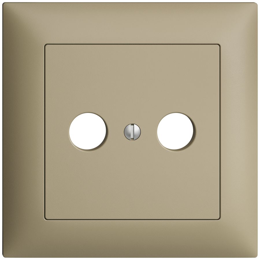 UP-Frontset EDIZIOdue sand 88×88mm