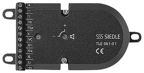 Haut-parleur de porte INC Siedle, système 1+n