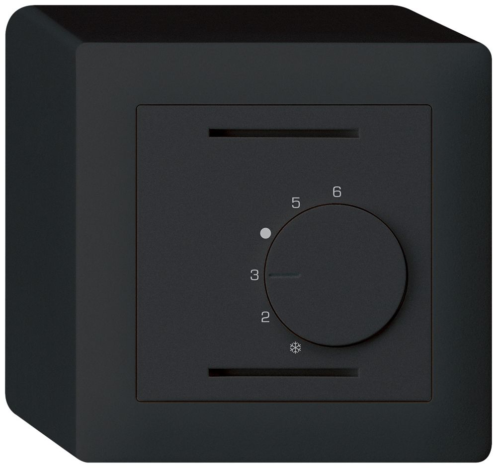 Thermostate d'ambiance AP kallysto noir 24V