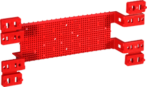 Montageplatte MT Red-Fix rot für Dosenträger