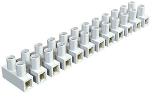 Klemmenleiste Bettermann 12P 2.5…6mm² 450V weiss