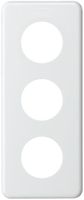 Abdeckplatte 3×1 3×43mm weiss