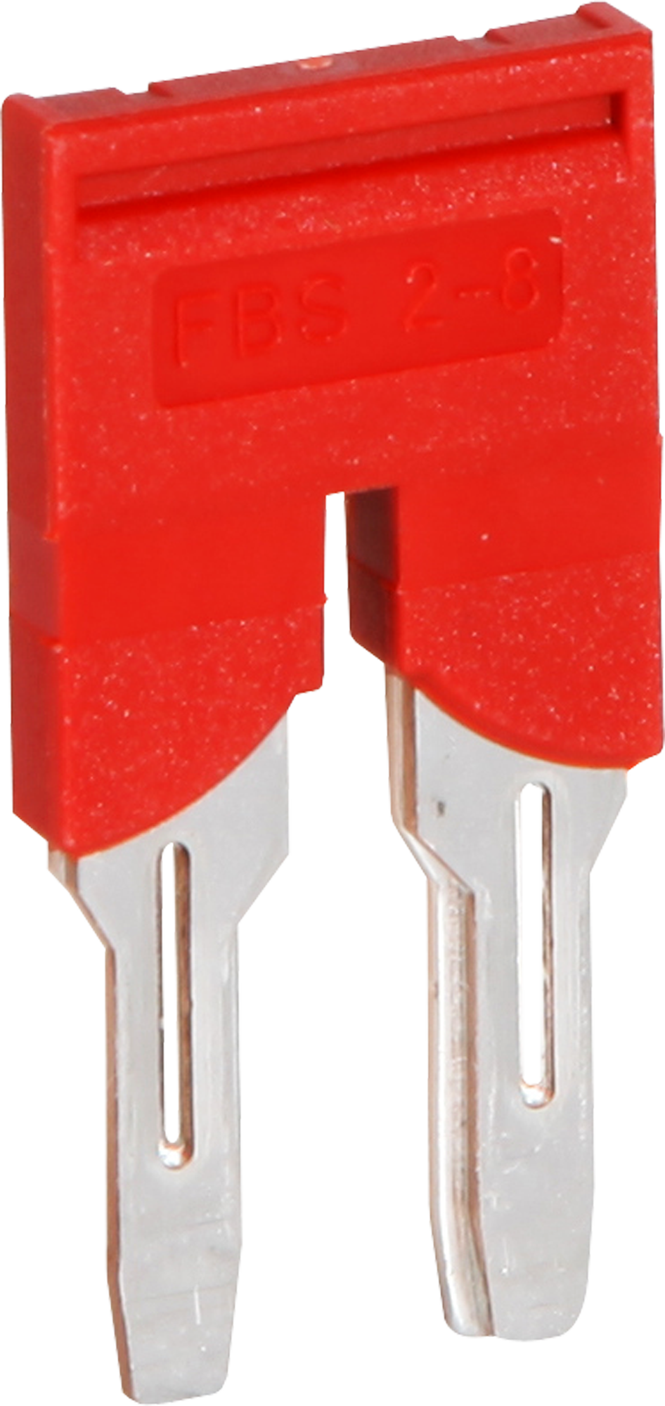 Steckbrücke 8mm 2L rot CLIPLINE